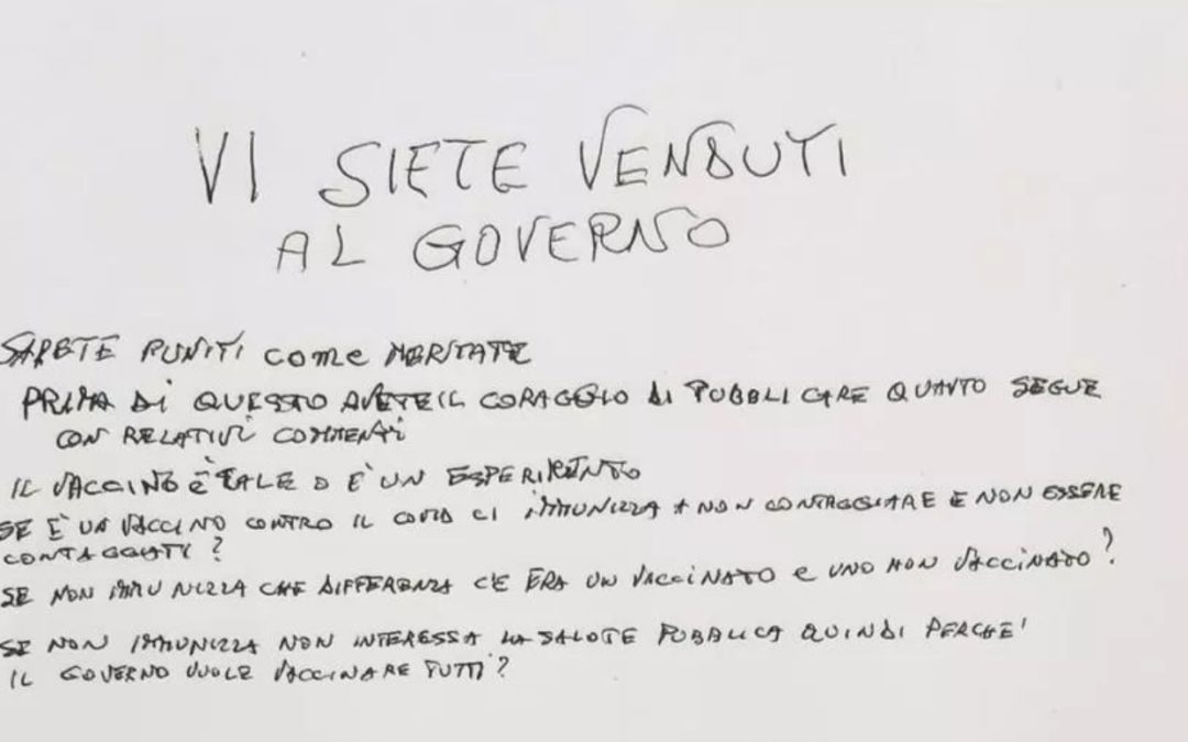 No vax: Moretti (Pd), condanniamo vili minacce a Messaggero Veneto