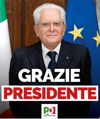 Al giuramento del Presidente della Repubblica Italiana Sergio Mattarella