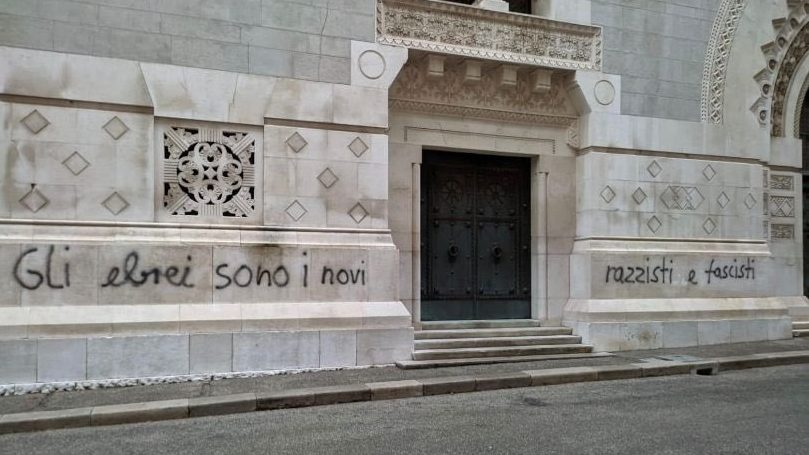 Sinagoga Ts: Moretti (Pd), scritta antisemita gesto ignobile, condanna senza se e senza ma