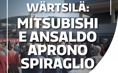 Wärtsilä: Russo (Pd), Mitsubishi e Ansaldo aprono spiraglio al futuro