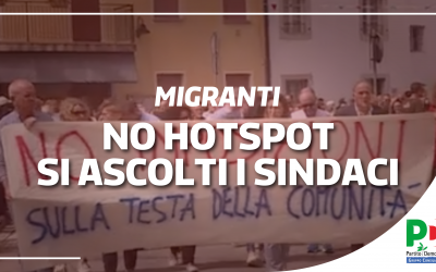 Migranti: Moretti (Pd), no hotspot in Fvg, ascolto sindaci sia reale
