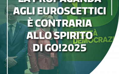 GO!2025: Moretti (Pd), propaganda a euroscettici contraria a spirito comunitario