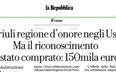 Promozione: Moretti (Pd), Fvg regione d’onore in Usa titolo comprato