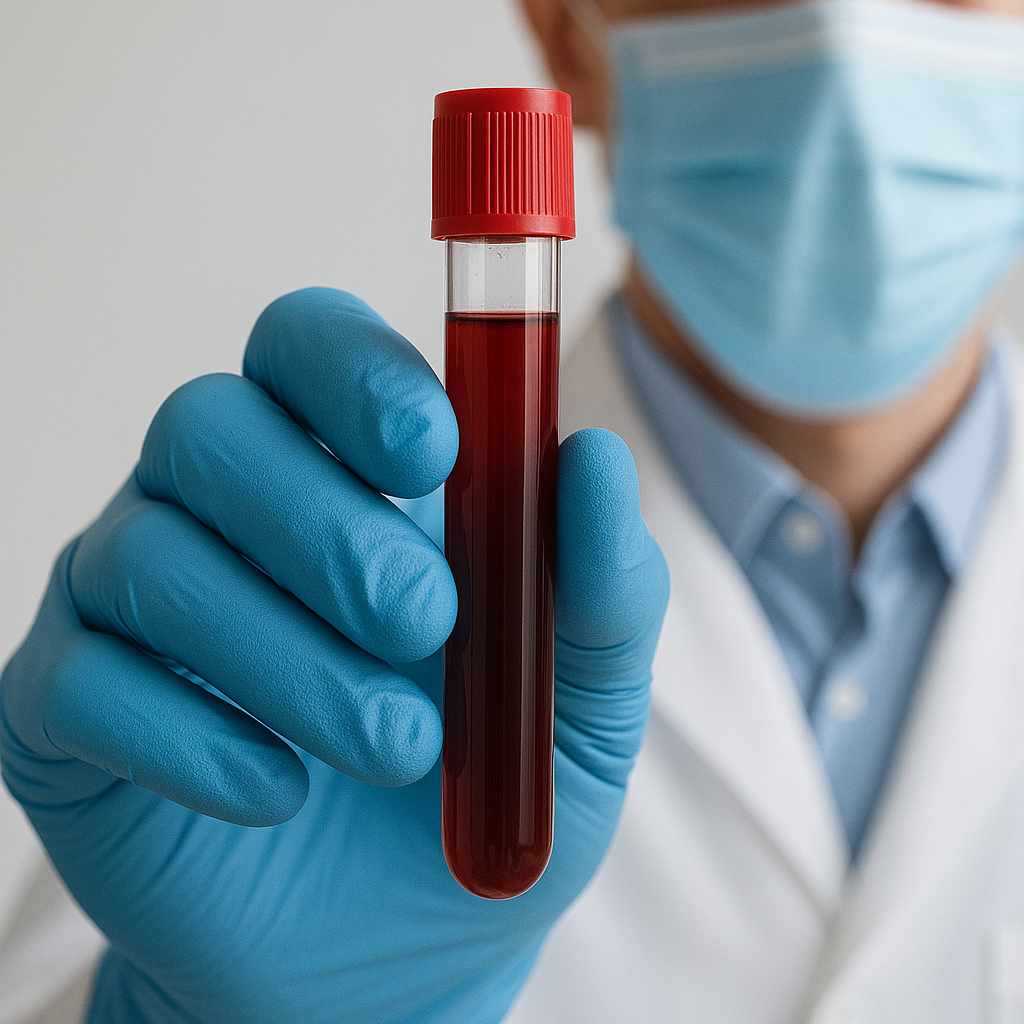 prelievo sangue, prelievi immagine generata con AI