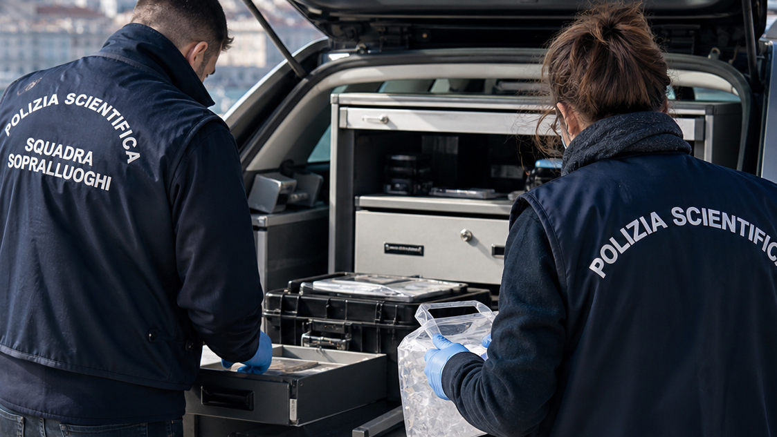 Polizia Scientifica_immagine prodotta con AI