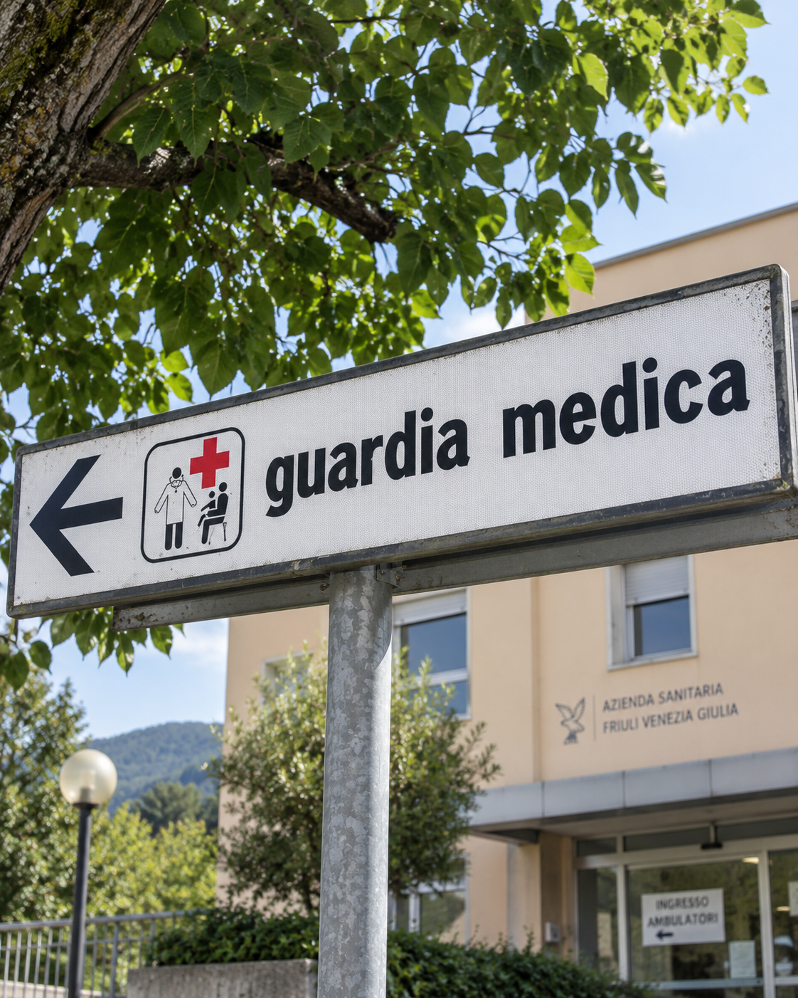 cartello Guardia medica_immagine prodotta con AI cartello Guardia medica_immagine prodotta con AI