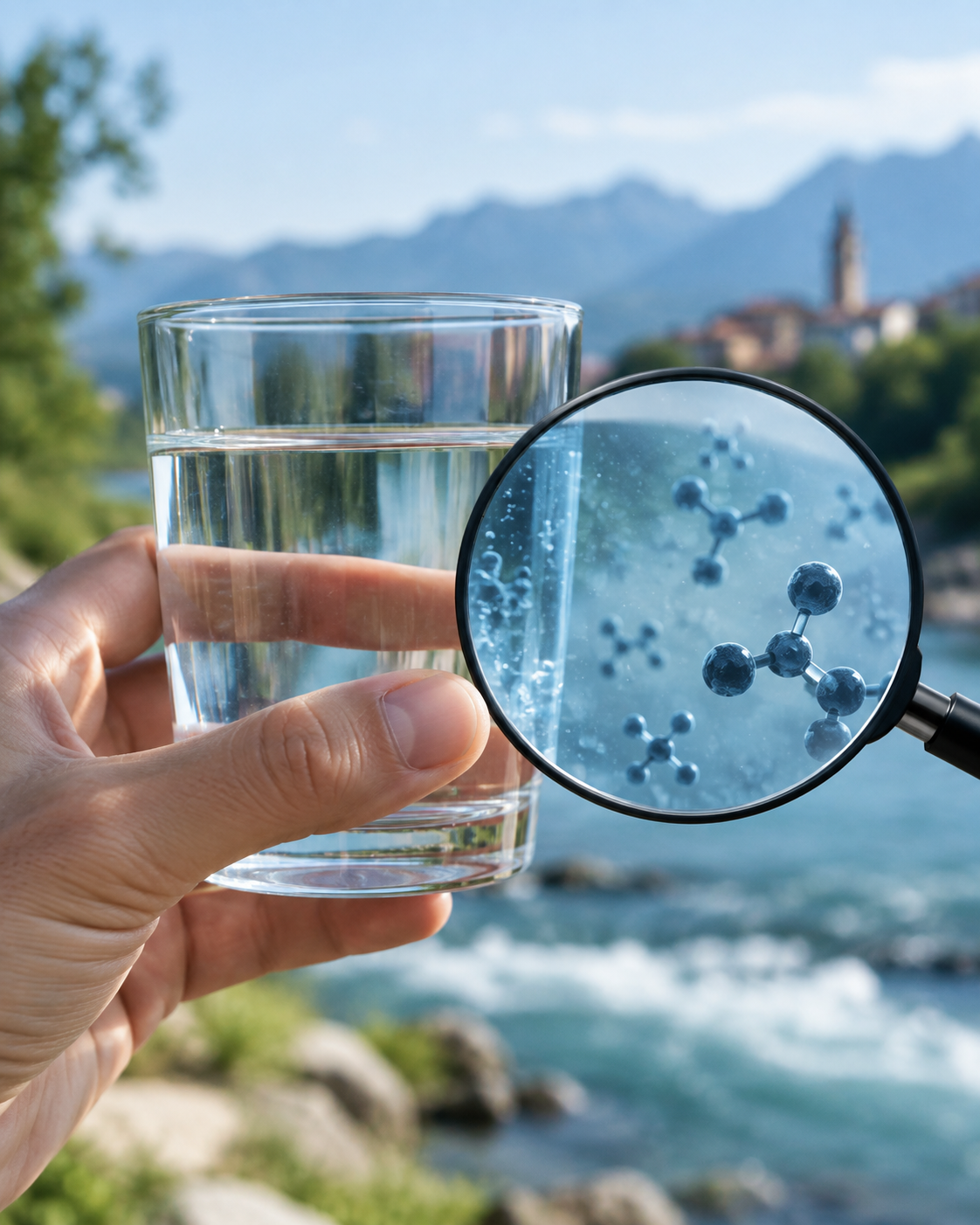 Analisi Acqua_PFAS_immagine prodotta con AI