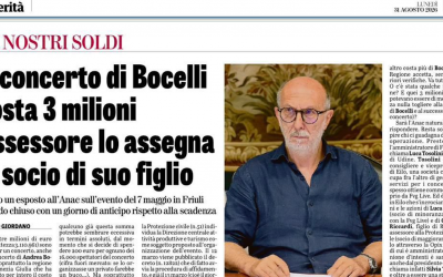 Concerto Bocelli: Csx, Fedriga chiarisca gestione clientelare