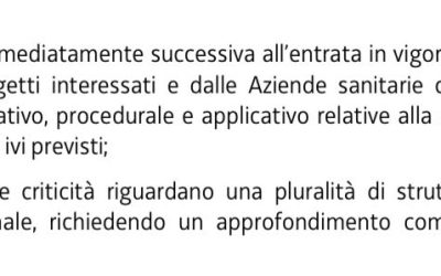 Salute: Conficoni (Pd), imbarazzante marcia indietro su regole ambulatori