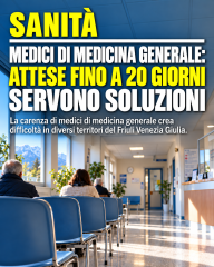 Immagine pubblicata con il comunicato: Mmg: Pozzo (Pd), attese fino a 20 gg, servono soluzioni