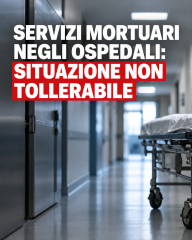 Immagine pubblicata con il comunicato: Salute: Moretti (Pd), servizi mortuari ospedali, Regione intervenga