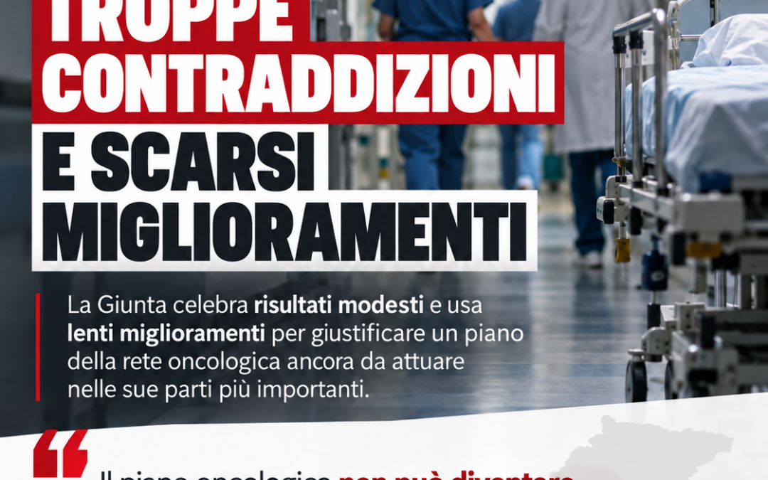 Sanità: Celotti (Pd), troppe contraddizioni e scarsi miglioramenti